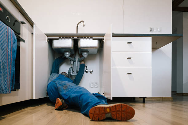 Professional Drain Cleaning technician working in Oakley, KS